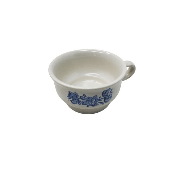 Vintage Blue Floral Pfaltzgraff Yorktowne Cup Stoneware Tea/Coffee/Soup Mug - Picture 2 of 4
